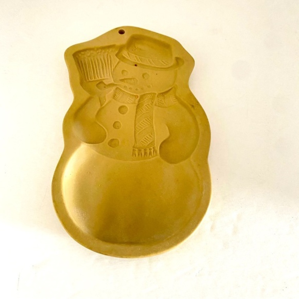 Brown bag cookie art Christmas snowman cookie cutter mold 11/11 SALE!